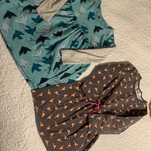 Two size 5t dresses. Tea and Hanna Andersson